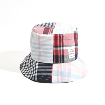 THOM BROWNE チェックバケットハット MHC337F F0171 960 148018655
