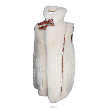 Coach Lambskin Shearling Reversible Vest 55, 66 150122041