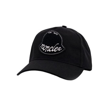 Moncler Logo Patch Baseball Cap Black 3B000 30 0U082 999 150067848