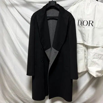 DIOR Klassischer Wollmantel Schwarz 44 150158220
