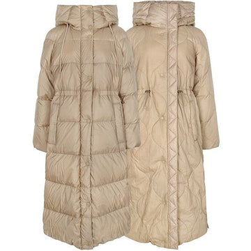 WEEKEND MAXMARA Reversible Daunen-Langjacke NOVAK in Beige 2525496082 150212268