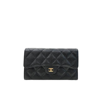 CHANEL Classic Caviar Long Wallet 21 150215252