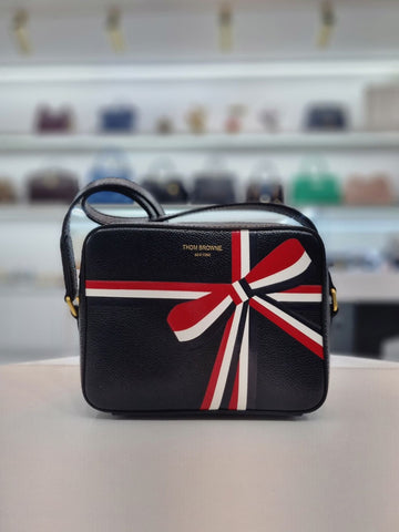 Thom Browne Tri-Color Ribbon Printed Cross Camera Bag FAP116A03542 150216917