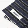 Jacquemus Reshape Layered Stripe Alpaca Fringe Scarf 3ER 150216943 [P]