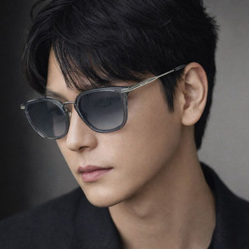 Hugo Boss BOSS1562FSK D3X9O Semi-Transparent Horn Frame Sunglasses Asian Fit 150213122