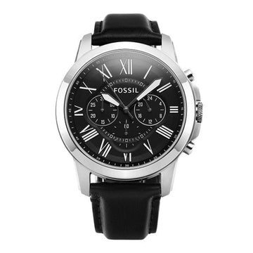 FOSSIL グラント クロノグラフ メンズ レザーウォッチ FS4812 144732195