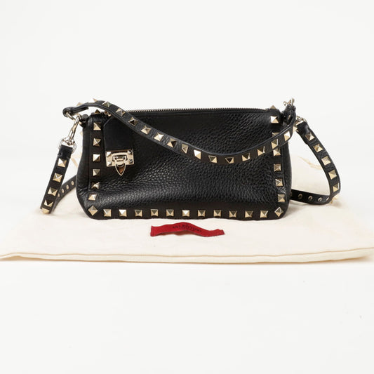 VALENTINO 4W2B0J47 Rockstud Small Tote Shoulder Bag 151289688 [P]