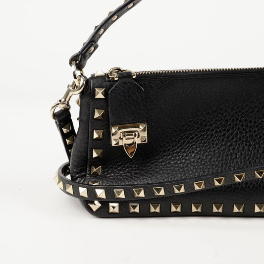 VALENTINO 4W2B0J47 Rockstud Small Tote Shoulder Bag 151289688 [P]