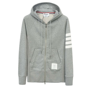 THOM BROWNE 25FW 斜線ワッペンフードジップアップMJT022H 068 150217551