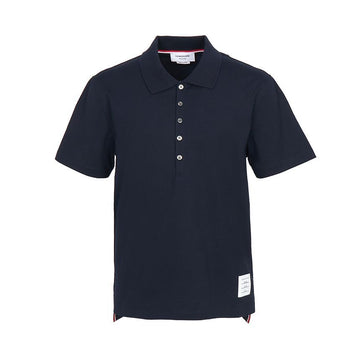 Thom Browne Three Stripe Tap Polo MJP052A 00042 415 Men's Short Sleeve T-Shirt Relaxed Fit 33660121