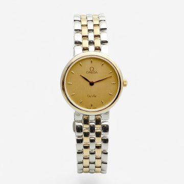 Omega De Ville Classic Vintage Women's Combi Watch 23.5 Small Round 795.1378 1993 150230569