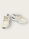 Brunello Cucinelli Ivory Knit Cotton Runner Sneakers 150251040 [P]