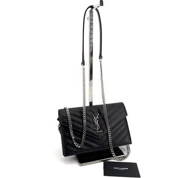 SAINT LAURENT Monogram Umschlag WOC Ketten Crossbody Bag 393953 150258973
