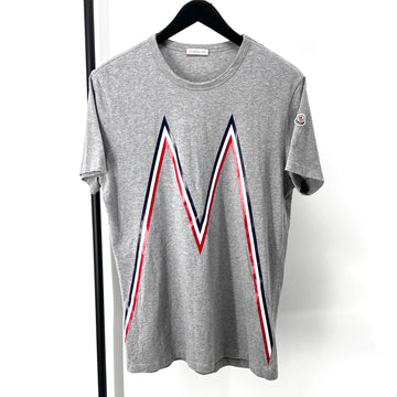 MONCLER モンクレール ロゴ 半袖 Tシャツ グレー 150261562