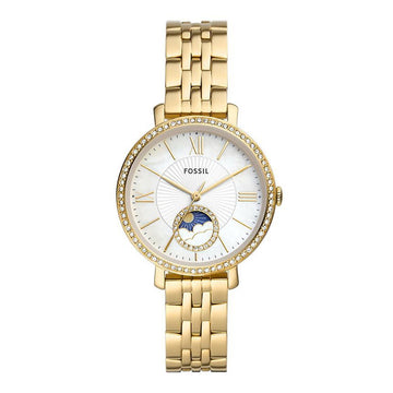 FOSSIL ES5167 (ジャクリーン) ムーンフェイズ レディース メタルウォッチ 144732576