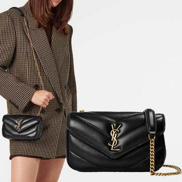 SAINT LAURENT 26SS ルルトイミニバッグ/821749 AAEAX 1000 150268846