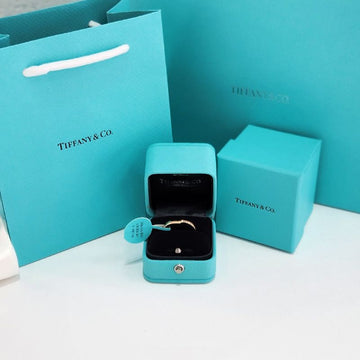 TIFFANY & CO ティファニー ロック ローズゴールド パヴェ ダイヤモンド リング 6号 25年 新品 72344715 150271851