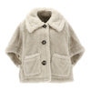 MaxMara NEWTERZO1 Teddy Alpaca Wool Women's Cape 2524736062600 002 149504792 [P]