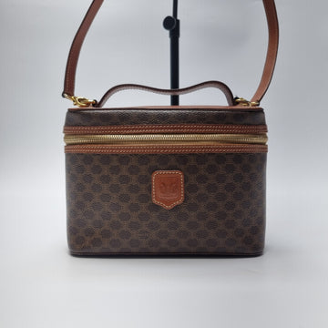 CELINE Triomphe Macadam 2WAY Vanity Tote Bag 512-32 150306315