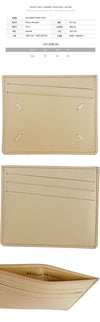 Maison Margiela 25FW Stitch Logo Card Holder Almond stamp: SA1VX0009 P4745 T2019 139344942 [P]