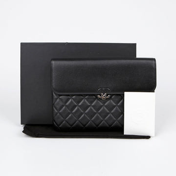 CHANEL Caviar Skin Urban Flap Clutch A84430 149940862