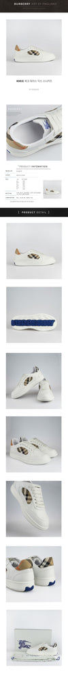 Burberry Check Terrace Mix White Sneakers 8108649 145519582 [P]