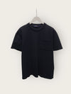 LOUIS VUITTON ブラックモノグラムポケットピケコットンTシャツ 150320008 [P]