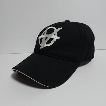 VETEMENTS [OS] Schwarze Anarchy Bestickte Baseballmütze UA52CA100B 150337468