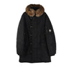 MONCLER AJA Lange Daunenjacke Schwarz 3 Größe 36328-2 150357346 [P]