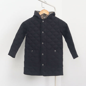 Burberry Kids Diamond Quilted Nylon Hooded Coat 8053682 150360231