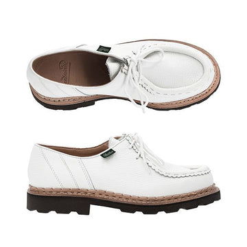 Praboot Mole Grain BLANC Derby Shoes Loafers 7173 21 144765310
