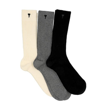 AMI Dr. Kweichow Heart Logo 3-Pair Set Socks AK0007 971 148638695