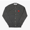 COMME DES GARCONS プレイ レッド ハート ワッペン カーディガン 149504675 [P]