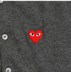COMME DES GARCONS プレイ レッド ハート ワッペン カーディガン 149504675 [P]