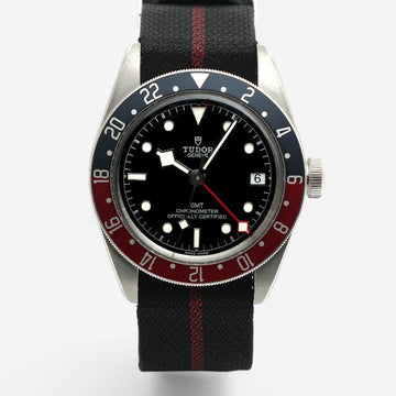 TUDOR Black Bay GMT Black 41 79830RB Burgundy Stoff Herren Uhr 150396950