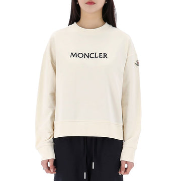 MONCLER Logo gestickter Baumwoll-Sweatshirt 8G00016 89A1K 037 150398089