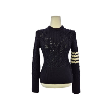 THOM BROWNE Schrägband Kabel Wollstrick A234012 150403381