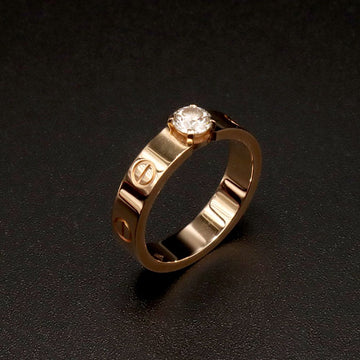 CARTIER ピンクゴールド ブリリアント ダイヤ 0.30カラット ウェディング ラブリング 49号 N4773749 150405349