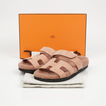 HERMES H212170Z シフレ シアリング サンダル 37.5サイズ 150078838