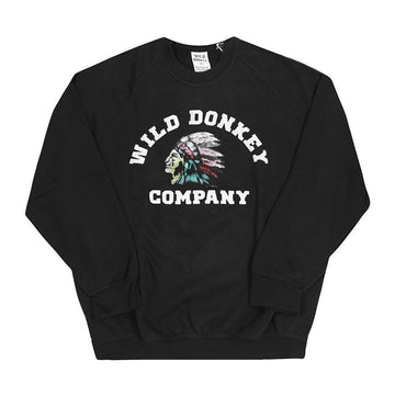 WILD DONKEY FR-WD CHIEF BLACK Unisex Sweatshirt 147570077 [P]