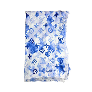 Louis Vuitton Watercolor Monogram Scarf M76749 NE1220 150418783