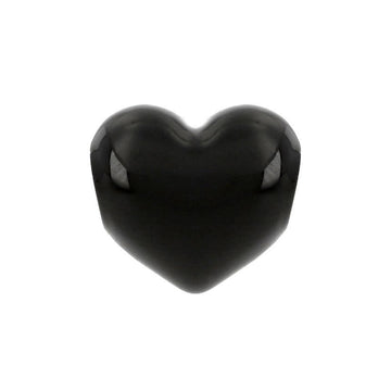 Pandora Black Heart Silver Charm 149323913