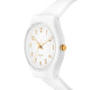 Swatch CLASSIC WHITE BISHOP Women's Urethane Watch 149691768 [P]