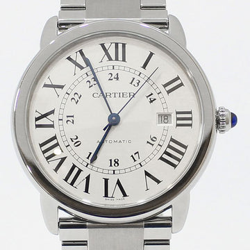 CARTIER 3802 W6701011 42MM ロンド ソロ XL オートマティック スチール ウォッチ 150435920