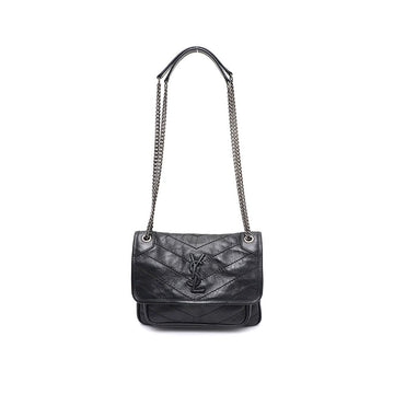 SAINT LAURENT ヴィンテージレザー ニキベイビー ショルダーバッグ兼クロスバッグkk29255259 150436573