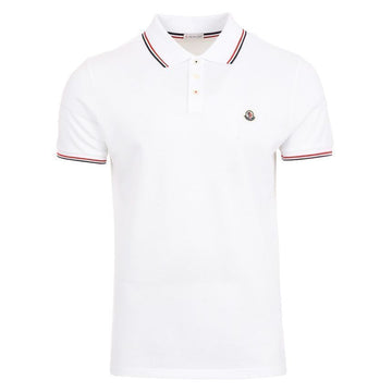 Moncler Multicolor Trim Cotton Piqué T-Shirt 8A70300 84556 001 148644373
