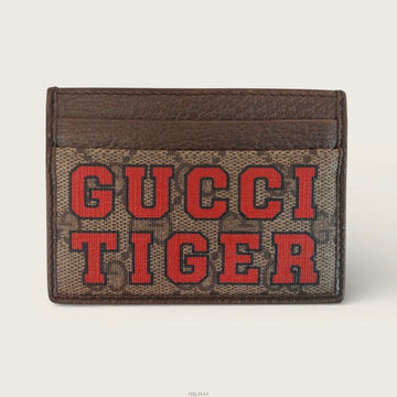 Gucci Tiger Print Card Wallet 673002 150438360