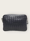 Bottega Veneta Ardoaz Intrecciato Camera Bag Dark Navy 150442414 [P]
