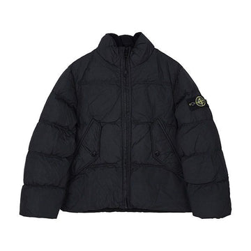 Stone Island KIDS 25FW Black Logo Duck Down Zip-Up Jacket 164100005 S0A23 V0029(10A/12A) 150457265
