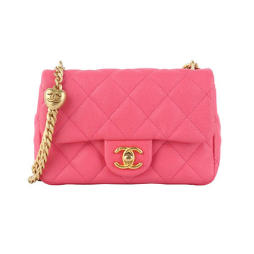 CHANEL AS3828 ニューミニ ハートボール ゴールド CC フラップ クロスバッグ 36427-1 150458737